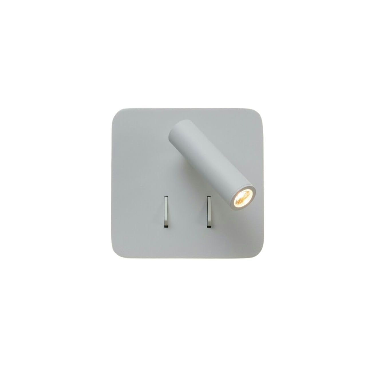 Kosilum – Leselampe mit doppeltem Licht, LED, multifunktional, Bilbao, warmweißes Licht, Beleuchtung für Wohnzimmer, Schlafzimmer, Küche, Flur, 3 W + 6 W – 300 lm + 550 lm – integrierte LED – IP20