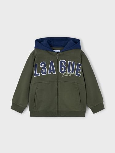 Mayoral Basic plush 2 pants tracksuit for Boys Olive2