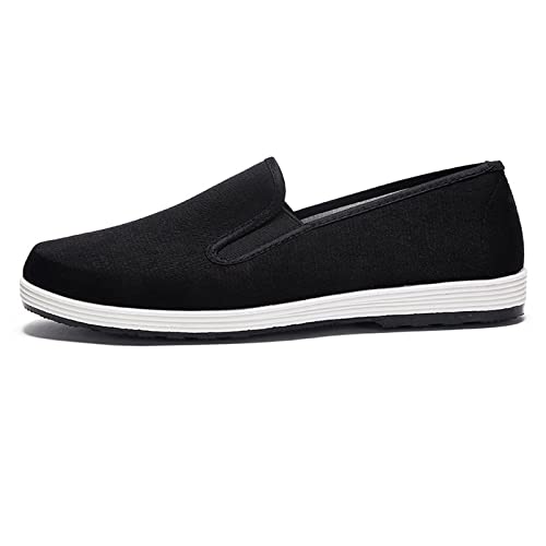 eYLun Kung Fu Shoes Men Tai Chi Shoes Chinese Traditional Martial Arts Rubber Sole Slip On Old Beijing Shoes4