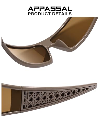 Oversized Trendy Wrap Around Sunglasses for Women Men Large Y2K Shades AP37394