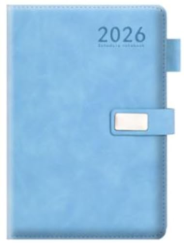 Riazdiw �蒠 2026�N 1��?12���n�܂� �f�C���[�m�[�g A5 �A�W�F���_�u�b�N �V�X�e�� �_�C�A���[ �r�W�l�X�v�����i�[ �h���h�� 1��1�y�[�W (�u���[)