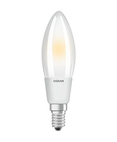Ampoule LED E14 Osram verre blanc 5W pour luminaire et lampe de chevet
