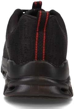 Skechers Men's Glide-Step Fasten UP Oxford, Black/Black, 12 | Image 4