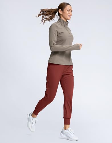 Image of SANTINY Women's Joggers Pants with Pockets Lightweight High Waisted Athletic Gym Workout Pants for Women Yoga Travel
