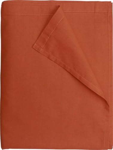 Sábana Plana de 240 x 300 cm, tomette 100% algodón, 57 Hilos