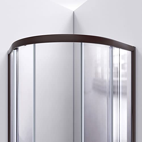 Dreamline Prime 36 In. X 76 3/4 In. Semi-Frameless Clear Glass Sliding Shower Enclosure In Brushed Nickel With Base And Backwalls, Dl-6153-04Cl #TOP7