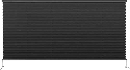 Image of Dulepax RV Blinds,RV Pleated Shades,RV Blinds Pleated Shades, 50 inch W x 24 inch L Black RV Window Shades,Camper Blinds,RV Window Blinds for RV Camper Travel Trailers Motorhome's Window