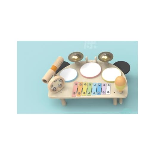 Kids Musical Instruments Sets, 12pcs Wooden Percussion Instruments Toys Tambourine Xylophone for Kids Playing Preschool Education, Early Learning Musical Toys for Boys and Girls Gift with Carry Bag