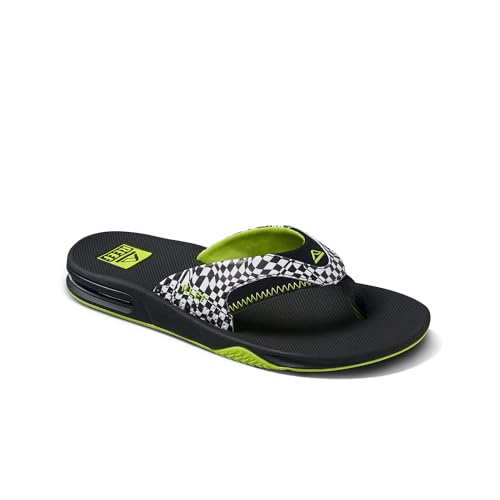 Reef Fanning Herren Flip Flops Swell Checkers gemusterte wasserfreundliche Sandalen, Swell Checkers, 42 2/3 EU