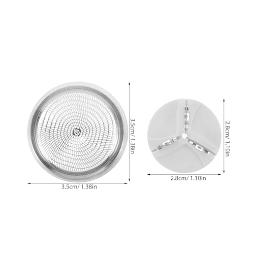 Veemoon Juego de 2 Piezas Cabezal y Malla de Repuesto para Afeitadora Eléctrica Rotativa Sid, Cuchillas de Láminas de Aluminio, Recambios Compatibles para Afeitado - imagen 8