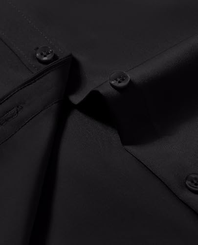 siliteelon Button Down Shirts for Women Long Sleeve Dress Shirts Wrinkle Free Collared Work Office Solid Blouses Tops4