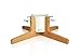 Produktbild Tree Nest Design Christbaumständer Rustic Christmas - Baumhöhe bis 2,20m, Stammdurchmesser 9,5cm, Wasserbehälter für 1,2l Wasser, weiß, Holz und Metall