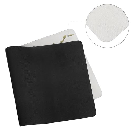 White Natural Greenery Twig Desk Mat Grande Antideslizante miniatura 7