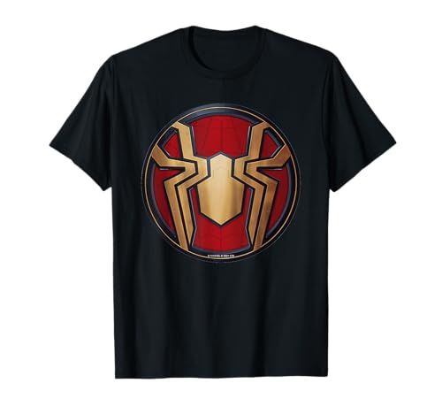 Marvel Spider-Man: No Way Home Gold Spider Suit Logo Camiseta