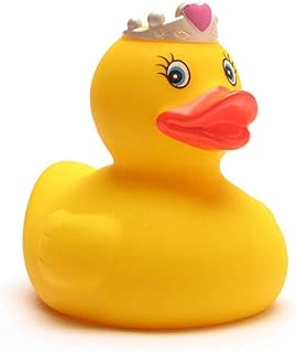 Duckshop I Rubber Duck Princess I Squeaky Duck I Length: 7.5 cm