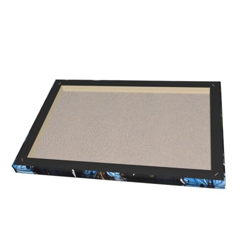 Œuvre d'art moderne papillon bleu impression sur toile premium - 3