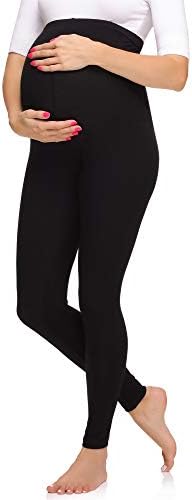 Merry Style Damen Lange Umstandsleggings aus Viskose MS10-297