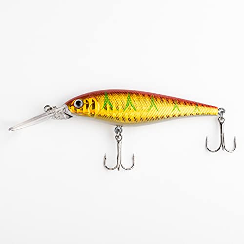 Fishify® Angelköder 5 Stück - Hartplastik Wobbler Kunstköder Set perfekt für Hecht, Barsch & Zander | Angelzubehör mit… – Bild 5