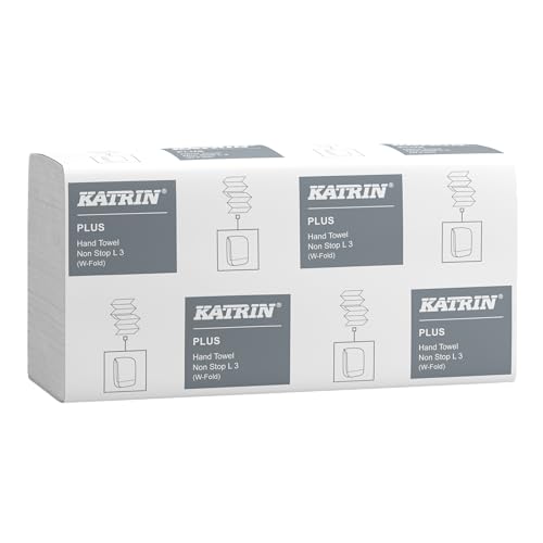 Papier à serviette Katrin Plus L3 absorbant 3 couches blanc pour les mains - 2
