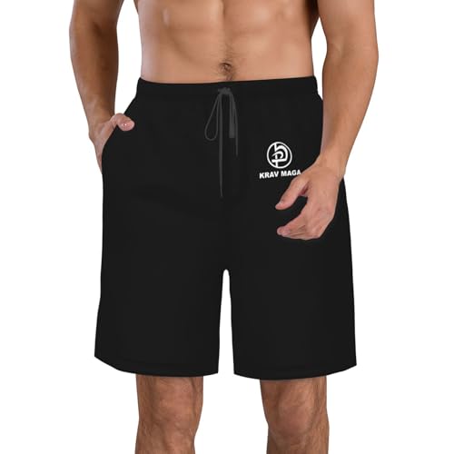 Krav MAGA Logo Men's Beach Shorts Man Swim Briefs