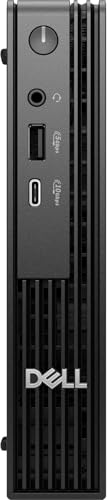 Image of Dell Pro Micro QCM1250 Desktop Computer - Intel Core Ultra 5 235T - 16 GB - 512 GB SSD - Micro PC - Black