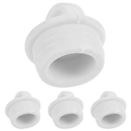 CORHAD Tapones de Goma para Cubo de Fregona 4 Piezas, Sellado Resistente y Práctico para Evitar Desagüe, Compatibles Lavabo y Armario de Baño