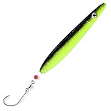 Troutwerk Inline Blinker 16g 7,4cm - Meerforellenblinker, Troutwerk Farbe:schwarz/gelb