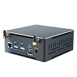WEIDIAN Mini PC AMD Ryzen 7 3750H con Windows 11 Pro Mini PC DDR4 8GB RAM 256GB NVMe SSD, 4K, WiFi, BT4.0, HD, DP, Type-C, WOL/Auto Power On, Light Gaming Business Mini computadora de Escritorio