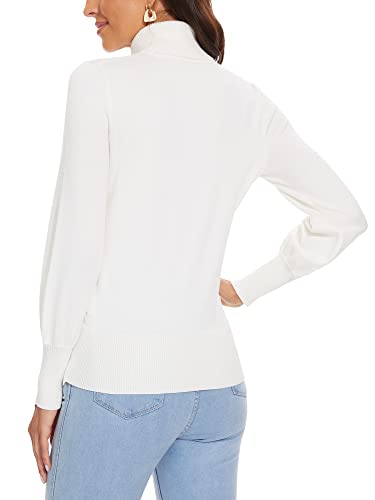Image of Spicy Sandia Women's Turtleneck Sweaters Pullover Knit Tops