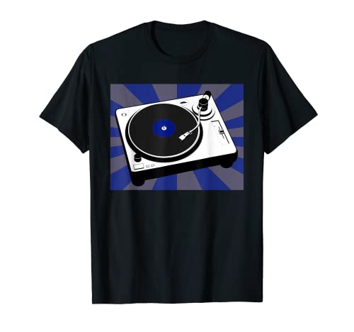Vinyl Record Player T-Shirt Oldschool DJ Turntable T-Shirt