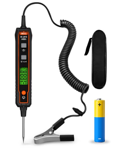 Automotive Circuit Tester,POROMETISTO VT01A 0.8V-100V DC Smart Test Light