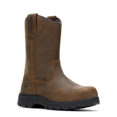 Wolverine Men's Carlsbad Waterproof Steel Toe Wellington Construction Boot