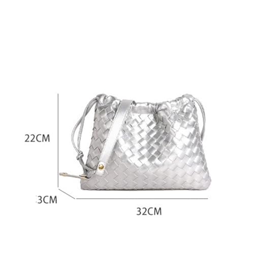 Large Woven Tote Bag for Women Handbags PU Leather Purses Braided Bag Weaved Shoulder Bags Crossbody Satchel2