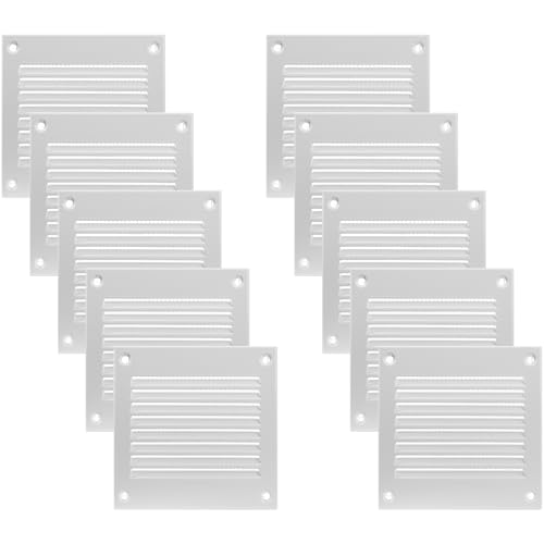 Grille d'aération en métal rigide 10,2 x 10,2 cm Vent Systems - 2