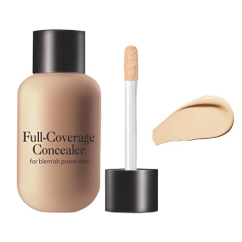 Corrector de Cobertura Total,Base de Maquillaje Hidratante y de Larga Duración | Base de Maquillaje Líquida para Imperfecciones,Para Mujeres y Niñas en Viajes Fiestas Deportes y Transporte Diario