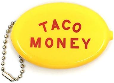Rubber Squeeze Coin Pouch - Taco Money