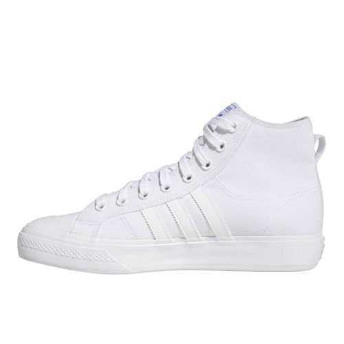 Image of adidas Mens Nizza Hi Adv High Skate Sneakers Shoes - White