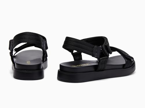Image of Coutgo Women's Arch Support Adjustable Strap Flat Sandals | Casual Sandals