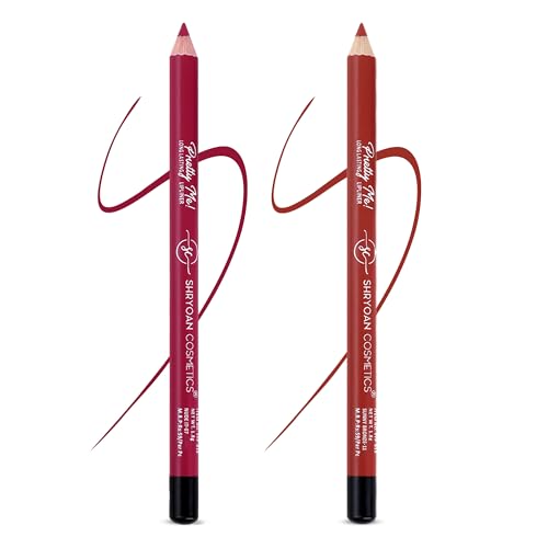 Pretty Me Bold Lipliner & Eye Liner Pencil | Waterproof & Smudge Proof | Pack of 2 | Shade-07 & 11
