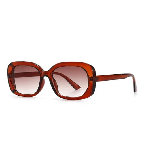 Lunettes de soleil ovales étroites rétro aux nuances colorées acidulées