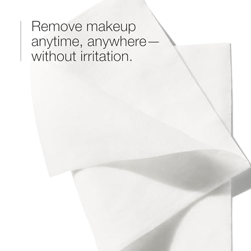 clinique take the day off micellar cleansing makeup remover wipes for face and eyes  for all skin types  no water required  perfect for gym or travel