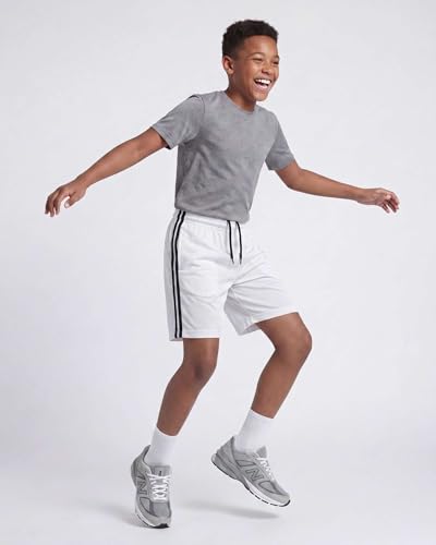 Image of 5 Pack Boys' Mesh Athletic Shorts Basketball Kids Soccer Sports Pockets