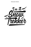 Winterwandern Notizbuch: 100 Seiten | Kariert | Wanderung Wandern Geschenk Schneeschuh Team Schnee Winter Wanderer Winterwanderer Schneeschuhwandern Schneewanderer