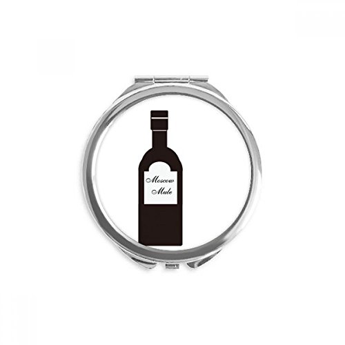 Miroir de poche tournevis vodka jus d'orange résistant pour retouche visage