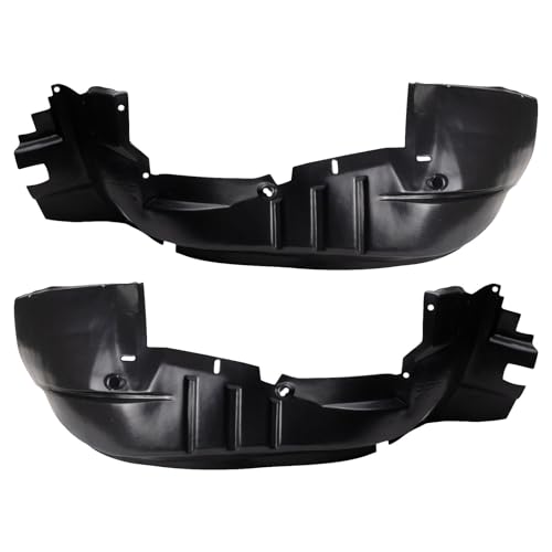 Image of TRQ Front Driver and Passenger Side Inner Fender Liner Set Compatible with 1997-2001 Jeep Cherokee