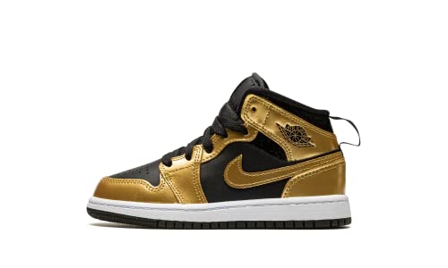 Jordan Preschool 1 Mid SE PS DR6968 071 Metallic Gold - Size 1.5Y