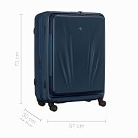WENGER Skyon L Hartschalenkoffer 103/120 l Erweiterbar Reisekoffer Blau – Ansicht 2