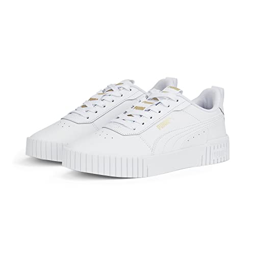 Image of Puma Carina 2.0 Synthetic Leather Lace Up Women's Sneakers