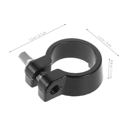Abrazadera de montaje para batería SUPVOX con bloqueo de memoria y antideslizante, soporte para soporte de platillos, estabilidad y ajuste versátil para accesorios de batería miniatura 2