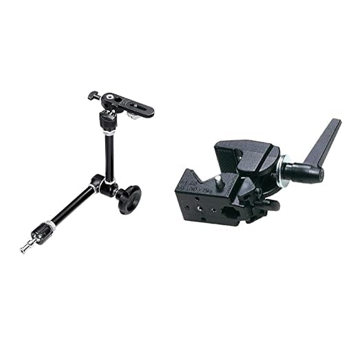 Brazo de extensión Manfrotto 244 con abrazaderas de estudio de 5,500 cm